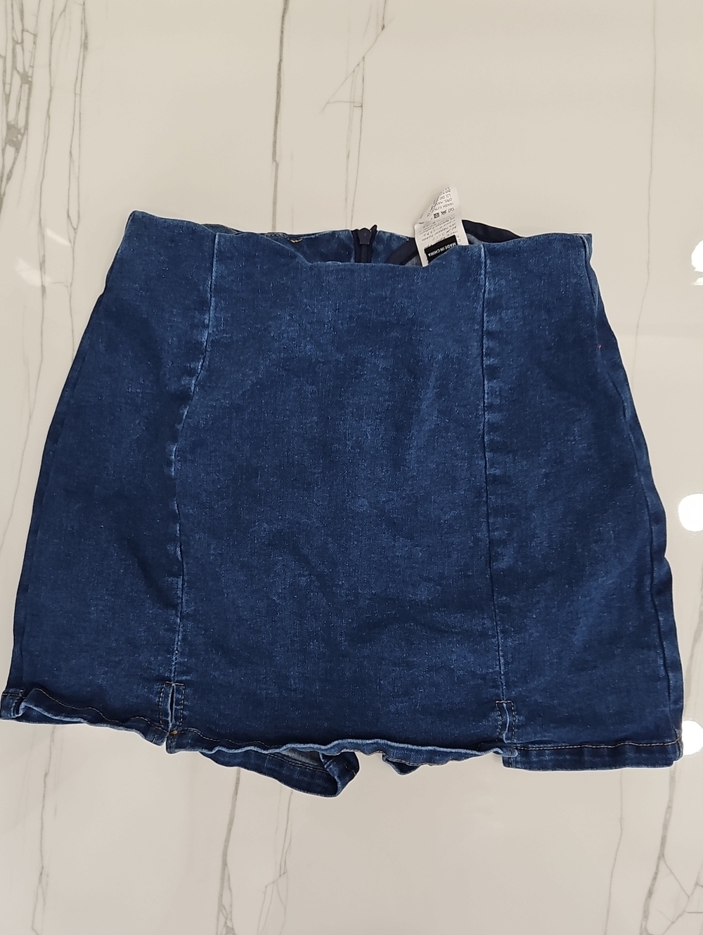 SHEIN Dark Blue Denim Skort